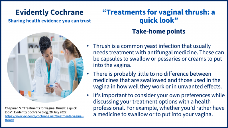 Blog Treatments For Vaginal Thrush Cochrane Sexually Transmitted